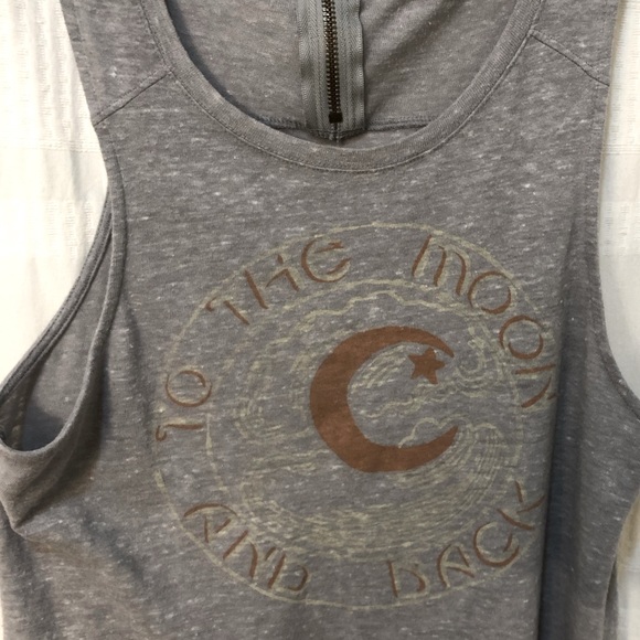 Lucky Brand To The Moon And Back Vintage Look Tank women's size medium - Picture 4 of 9
